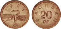 Freistaat Sachsen 20 Pfennig Freistaat Sachsen -