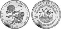 20 Dollars 2001 Liberia Liberia Polierte Platte