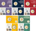 Frankreich 5 x 2 Euro Frankreich -