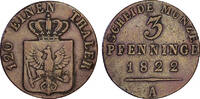 Brandenburg-Preußen 3 Pfennig Brandenburg-Preußen -