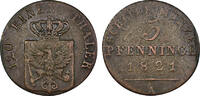 Brandenburg-Preußen 3 Pfennig Brandenburg-Preußen -