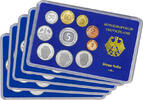 5x 12,68 Deutsche Mark 2000 Deutschland DM-KMS 2000 Deutschland DM-KMS 2000 Polierte Platte