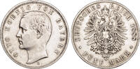 5 Mark 1888 Bayern Bayern schön - sehr schön