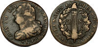 2 Sols 1792 Frankreich Frankreich kleines Zainende, sehr schön