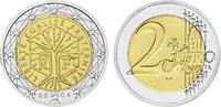 2 Euro 2004 Frankreich Frankreich bankfrisch