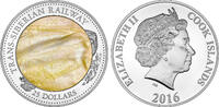 25 Dollars 2016 Cookinseln Cookinseln Polierte Platte
