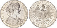 Vereinsdoppeltaler 1866 Frankfurt/Main, Stadt Frankfurt/Main, Stadt Kratzer, vorzüglich