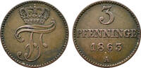 Mecklenburg-Schwerin, Herzogtum 3 Pfennig Mecklenburg-Schwerin, Herzogtum -