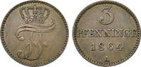 Mecklenburg-Schwerin, Herzogtum 3 Pfennig Mecklenburg-Schwerin, Herzogtum -