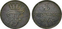 Mecklenburg-Schwerin, Herzogtum 3 Pfennig Mecklenburg-Schwerin, Herzogtum -