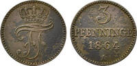 Mecklenburg-Schwerin, Herzogtum 3 Pfennig Mecklenburg-Schwerin, Herzogtum -