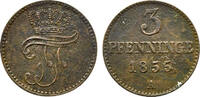 Mecklenburg-Schwerin, Herzogtum 3 Pfennig Mecklenburg-Schwerin, Herzogtum -