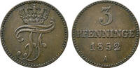 Mecklenburg-Schwerin, Herzogtum 3 Pfennig Mecklenburg-Schwerin, Herzogtum -