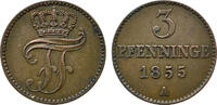 Mecklenburg-Schwerin, Herzogtum 3 Pfennig Mecklenburg-Schwerin, Herzogtum -