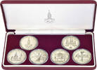 Russland 6 x 1 Rubel Russland -