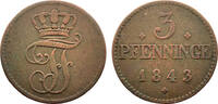 Mecklenburg-Schwerin, Herzogtum 3 Pfennig Mecklenburg-Schwerin, Herzogtum -