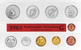 Deutschland DM-KMS 1983 12,68 Deutsche Mark Deutschland DM-KMS 1983 -