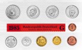 Deutschland DM-KMS 1985 12,68 Deutsche Mark Deutschland DM-KMS 1985 -