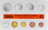 Deutschland DM-KMS 1989 10,68 Deutsche Mark Deutschland DM-KMS 1989 -
