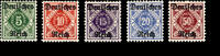 Deutsches Reich - Dienstmarken Deutsches Reich - Dienstmarken -