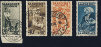 Saargebiet - Volkshilfe: Pflegedienste Ausgabetag 25. Oktober 1926 20+20, 40+40,