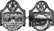 NÜRNBERG 1910 ARBEITER-SÄGERBUNDESFEST NÜRNBERG 1910 ARBEITER-SÄGERBUNDESFEST -