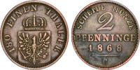 Brandenburg-Preußen 2 Pfennig - Brandenburg-Preußen -