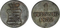 Sachsen, Albertiner 1 Pfennig Sachsen, Albertiner -