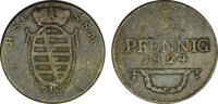 Sachsen-Coburg-Saalfeld, Herzogtum 3 Pfennig Sachsen-Coburg-Saalfeld, Herzogtum -