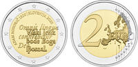 2 Euro 2020 Slowenien Slowenien Polierte Platte