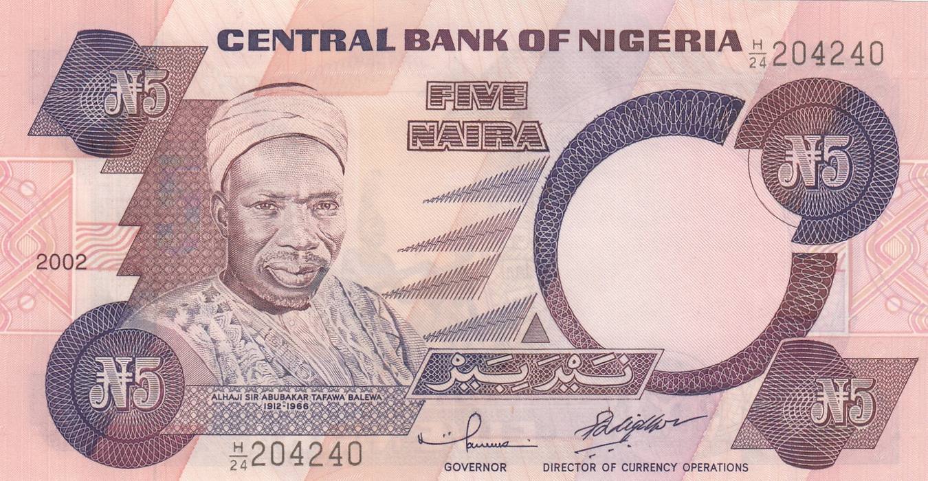 Nigeria 5 Naira 1984 Geldschein Banknote Unc Kassenfrisch MA Shops nigeria-5-naira-1984-geldschein-banknote-unc-kassenfrisch-ma-shops