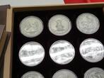 15 x Medaillen 999er Silber Medaillen Jesus Christus mit Zertifikat u Box Feinsilber Stempelglanz