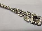 Besteck Sahnelöffel Saucenlöffel Löffel 800 er Silber Hildesheimer Rose