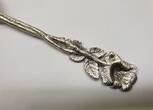 Besteck Sahnelöffel Saucenlöffel Löffel 800 er Silber Hildesheimer Rose