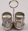 2-teilig Salz-/ Pfefferstreuer-Set Salzsteuer Pfefferstreuer 835er Silber
