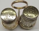 2-teilig Salz-/ Pfefferstreuer-Set Salzsteuer Pfefferstreuer 835er Silber