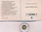 Deutschland Medaille Goldmedaille 2009 60 Jahre BRD in Gold Neue Glaskuppel am Reichstag 1999 Polierte Platte PP