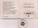 Deutschland Medaille Goldmedaille 2009 60 Jahre BRD in Gold Bundespräsident Horst Köhler Polierte Platte PP