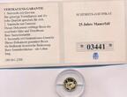 Deutschland Medaille Goldmedaille 2014 Haupstadt der Einheit Berlin 25 Jahre Mauerfall Polierte Platte PP