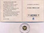Deutschland Medaille Goldmedaille 2009 60 Jahre BRD in Gold Papstbesuch in Köln 2005 Polierte Platte PP