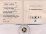 Deutschland Medaille Goldmedaille 2009 60 Jahre BRD in Gold Papstbesuch &0 Jahre Grundgesetz 1949-2009 Polierte Platte