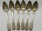 Deutschland Deutsches Reich Silberbesteck Antik Jugendstil 1875 6x Kaffeelöffel 625 er Silber Silberlöffel L: 14,3 cm mit normalen Gebrauchsspuren