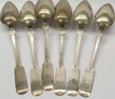 Deutschland Deutsches Reich Silberbesteck Antik Jugendstil 1875 6x Kaffeelöffel 625 er Silber Silberlöffel L: 14,3 cm mit normalen Gebrauchsspuren