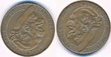Deutschland  Spottmedaille um 1900 Belgien-England-Russland-Frankreich von John Bull sehr schön