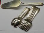 Kuchenbesteck Silberbesteck 800er Silber 3 teilig WMF 7200 Hammerschlag mit normalen Gebrauchsspuren
