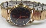 Herrenarmbanduhr vintage aus den 1960-1970 er Jahr Armbanduhr OR Uhr Handaufzug Armbanduhr Flexiarmband getragen, mit Gebrauchsspuren