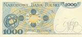 Polen 1000 Zloty Zlotych 1982 Narodowy Bank Polski unc