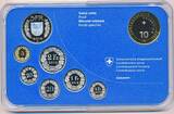 Schweiz 13,86 CHF 2011 KMS, Kursmünzensatz, 9x Münzen, OVP PP