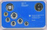 Schweiz 13,86 CHF 2013 KMS, Kursmünzensatz, 9x Münzen, OVP PP