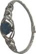Goldschmuck Weissgold 14K, 585 er Gold Armband, Opalith, Armschmuck mit normalen Gebrauchsspuren